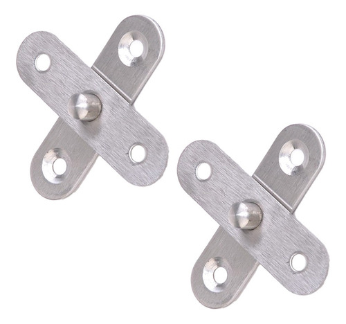 M 2 Piezas Bisagra Giratoria Oculta Puerta Gabinete Cocina