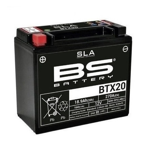 Bateria Bs Ytx20lbs Para Moto De Agua Sea Doo Spark