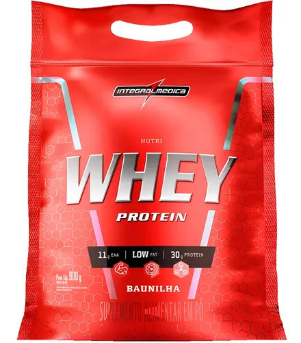 Nutri Whey Protein Pouch Baunilha 900g Integralmédica