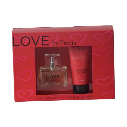 Pack Pravia Mujer Edt 50 Ml + Crema 75 Ml Love