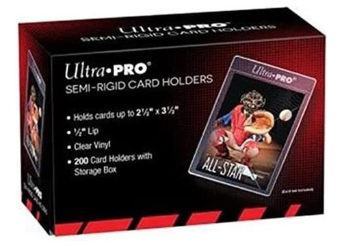 Ultra Pro Semi-rigid 1/2 Lip Sleeves 200ct