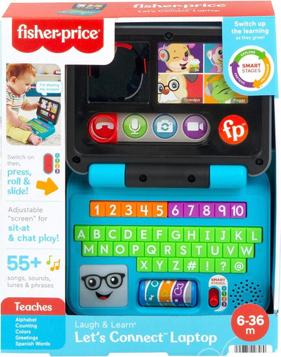 Fisher-price Mi Primer Laptop De Aprendizaje Luz Y Canciones