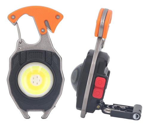 Linterna De Llavero Led Recargable Multifuncional