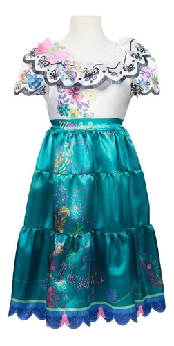 Vestido  Encanto Disney Mirabel Disfraz