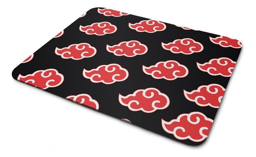 Mouse Pad Naruto Akatsuki Cor Preto