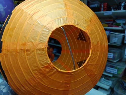 Imagen 5 de 9 de Colgante Guirnalda Lampara Calabaza Halloween Decoracion