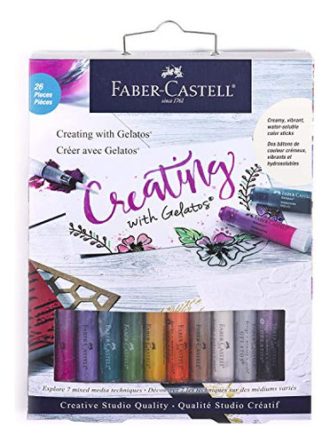 Faber-castell Creando Con Gelatos - Set De Accesorios Y Cray