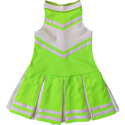 Disfraces De Animadora Para Niñas Talla S Blanco Y Verde