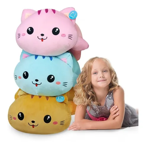 Gato Emperador Peluche Grande 70 Cm Kawaii –