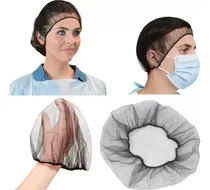 Comprar 100 Piezas Negra Cofia Red Malla Cabello Tipo Tul