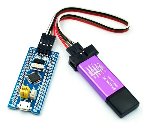 Placa De Desarrollo Stm32 Stm32f103c8t6 + Stlink St-link V2