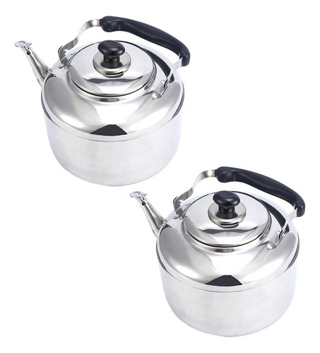 2 Teteras Whistling Kettle De Acero Inoxidable, 4 Litros [u]