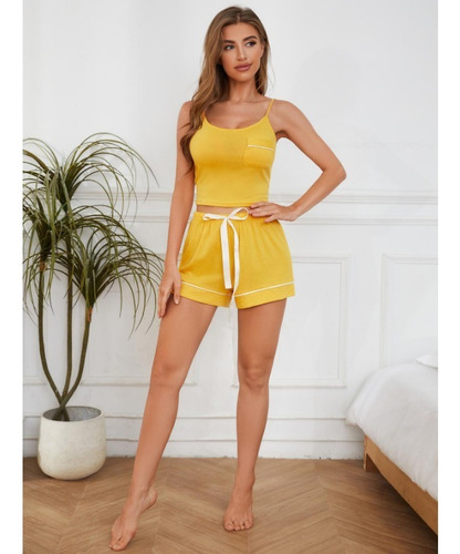 Conjunto De Pijama Sensual, Fino Y Transpirable