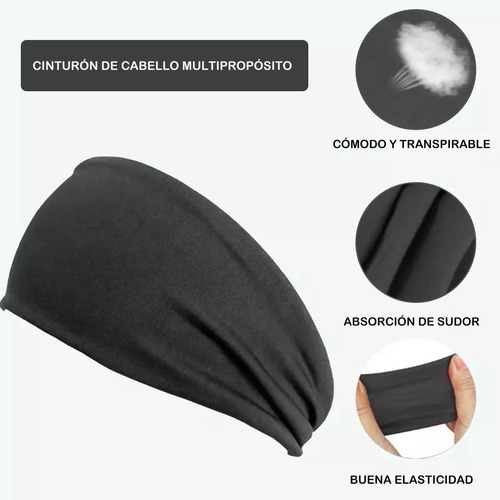 De Banda De Cabeza Deportiva Que Absorbe El Sudor, 4 Pzs.