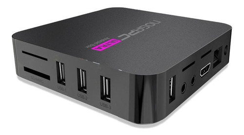 Tv Box Noga Pc Ultra Estándar 4k 8gb Negro Con 1gb Ram