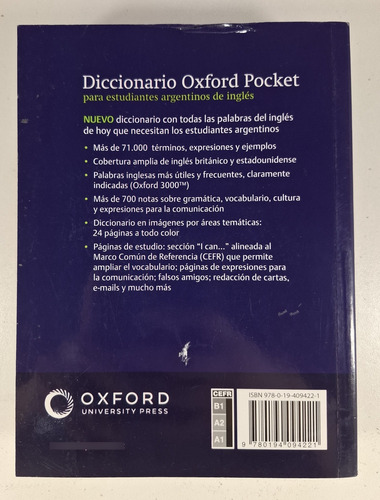 Diccionario Oxford Pocket - Español / Ingles - Libro Usado (Usado)