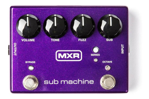 Pedal Mxr Sub Machine Octave Fuzz M225 Dunlop 10774 Cor Roxo