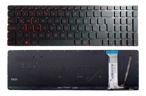 Teclado Compatible Asus Rog Gl551 Gl552 G551 N751 N752 N551