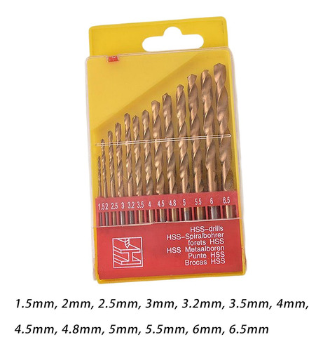 Juego De Brocas Accesorios De Herramientas 13 Piezas