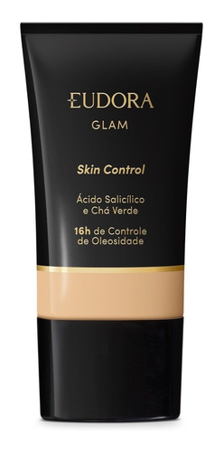 Eudora Glam Base Líquida Skin Control Cor 10 30ml Tom Cor 10