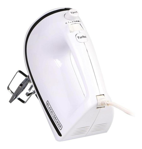 Imagen 3 de 9 de Batidora de mano Black+Decker MX1002 blanca 220 V