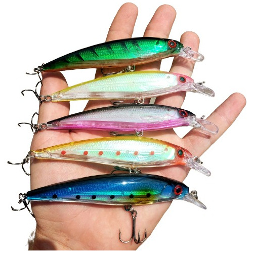 5 Curricanes Minnow Laser 11 Cms 14 Gramos Pesca Mar Lagunas