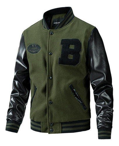 Chaqueta De Béisbol Para Hombre Otoño E Invierno