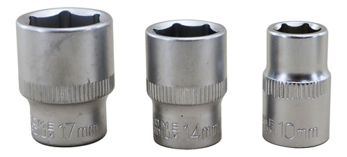 Kit Torquimetro De Estalo 3/8 Com Soquetes Torque De 10 60nm