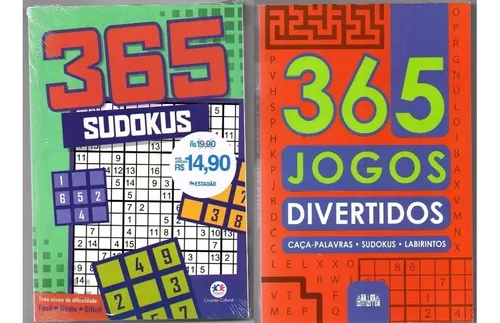 Livro 365 Jogos Divertidos Ciranda Cultural - 9786555001853