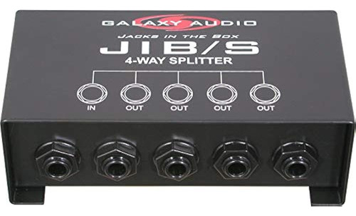 Galaxy Audio Jibs 4 Way 1/4  Splitter