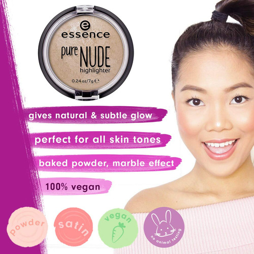 Essence | Iluminador Pure Nude, 10 Be My Highlight | Nat...