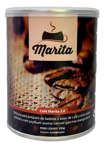 Café Instantáneo Marita 3.0 Clásico Gourmet 100g Quema Grasa
