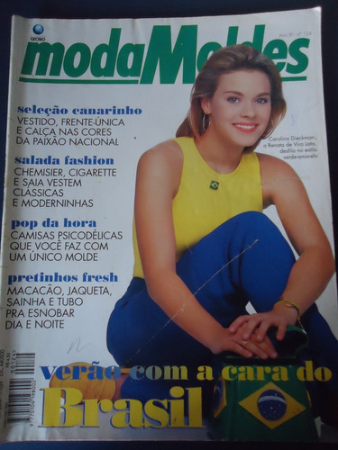 Revista Moda Moldes 124 - Carolina Dieckman