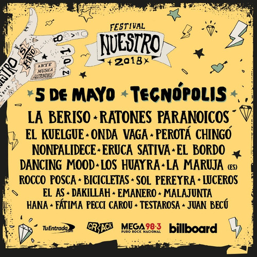 Entradas Festival Nuestro (5/5) - 30% De Descuento