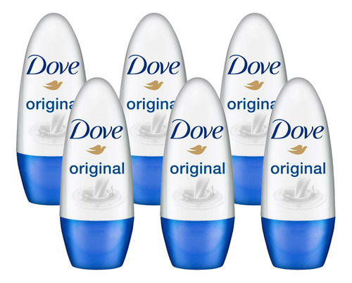 Pack Antitranspirante Roll On Dove Original 50 Ml