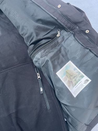 Campera The North Face 2 En 1 Impermeable + Puffer Interior