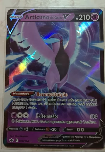 Articuno De Galar V (058/198) - Original + Brindes