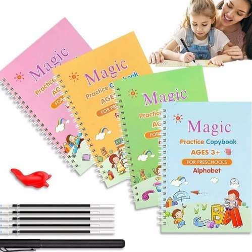 Cuadernos Mágicos Reutilizables Aprender Escribir Caligrafía