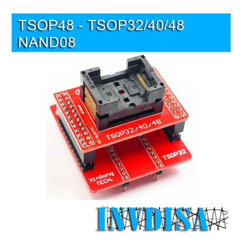 Adaptador Base Tsop48 - Tsop32/40/48 Programador Tl866cs/a
