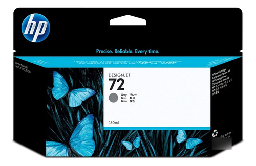 Cartucho De Tinta Hp 72 C9374a Gris 130ml