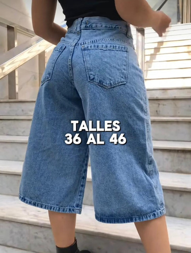 Bermuda Oversize Jean Mujer - Moda Verano 2025