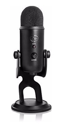 Microfone Blue Yeti Blackout Edition Usb Condensador