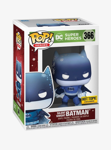 Funko Pop! Dc Heroes Silent Knight Batman Hottopic Exclusive