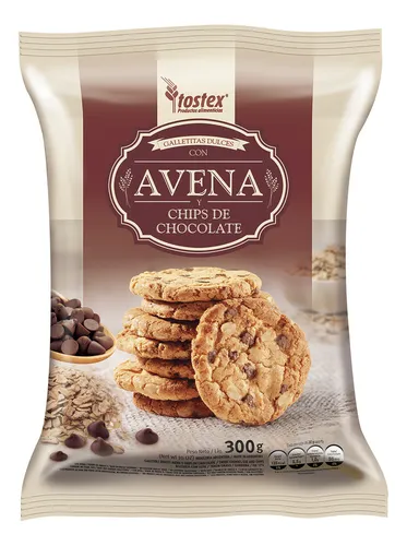 Galletita Tostex Avena Y Chips De Chocolate 270 Grs