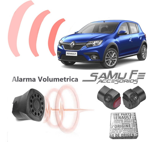 Alarma Volumetrica Renault Sandero Instalada