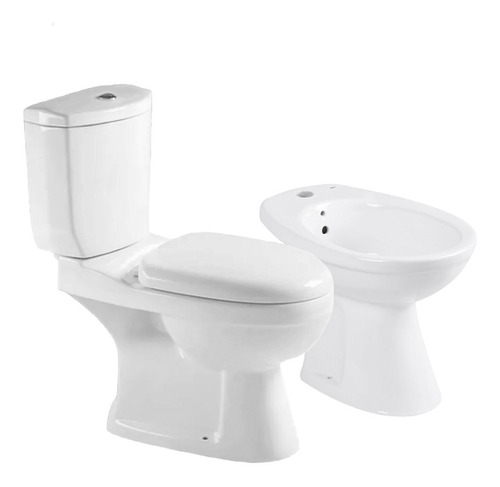 Juego Sanitarios Prusia Inodoro Tapa Suave Deposito Bidet Cs