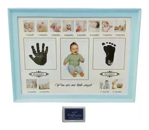 Álbum De Fotos Bebé De Tela Con Espejo - 14x18.5 Cm, Para Recuerdos, Hitos Y Memoria Familiar