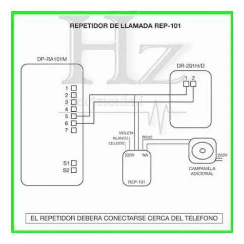 Portero Electrico Commax DP-2S Con Timbre Campanilla + Repetidor – Infinity  Seguridad