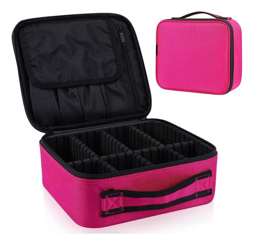 Maleta Portátil Tela Para Maquillaje Manicure Cosmetología