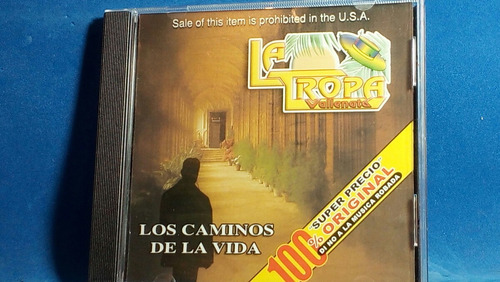 Cd La Tropa Vallenata Los Caminos De La Vida -intr4-